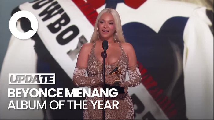 Video: Momen Haru saat Beyonce Menangkan Album of The Year Grammy 2025