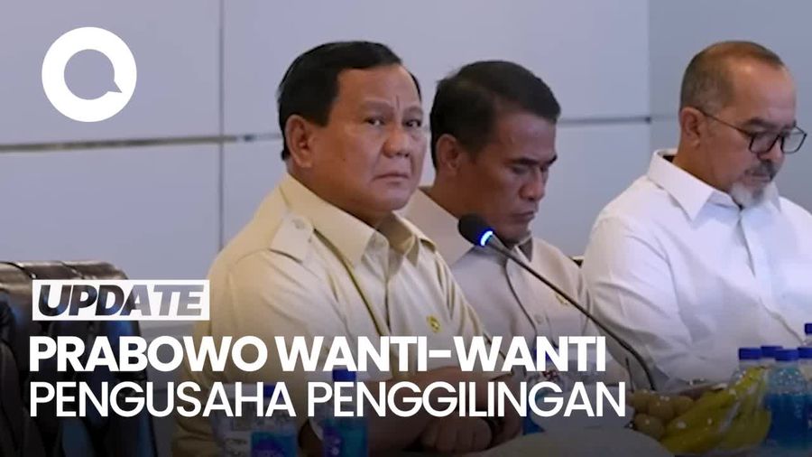 Video Prabowo soal HPP Gabah Rp 6.500: Kalau Tak Mau, Negara Ambil Alih