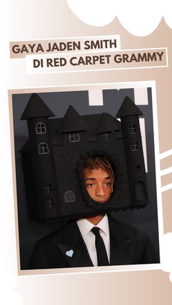Video: Tentang Kastil Vampir di Kepala Jaden Smith saat Red Carpet Grammy