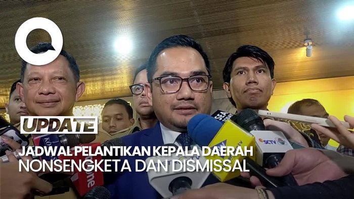 Video: Jadwal Pelantikan Kepala Daerah Nonsengketa-Dismissal Diumumkan Pemerintah