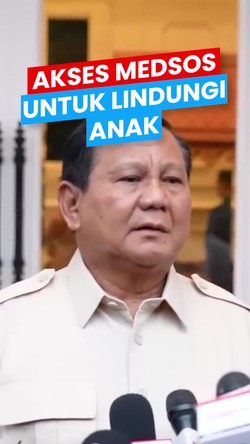Video Prabowo Minta Aturan Perlindungan Anak di Ruang Digital Dikebut