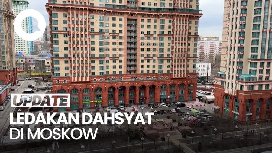 Video: Permukiman Mewah di Moskow Diguncang Ledakan,1 Tewas-4 Luka