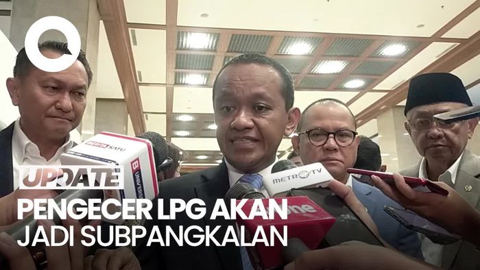 Video Bahlil Bahas Teknis Pengecer LPG 3 Kg Jadi Subpangkalan Malam Ini