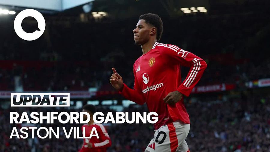 Video Marcus Rashford Resmi Dipinjamkan ke Aston Villa