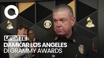 Video: Tepuk Tangan Meriah untuk Damkar Los Angeles di Red Carpet Grammy