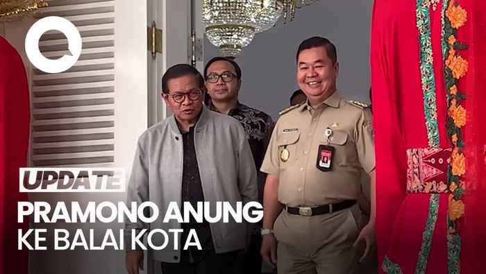 Video: Pramono Main Ke Balai Kota, Keliling Ruangan hingga Makan Soto