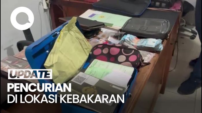 Video: Pria di Polman Diamankan gegara Curi Barang Berharga Korban Kebakaran