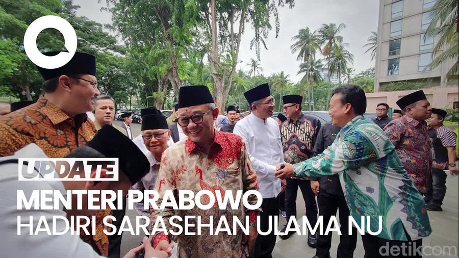 Video: Sejumlah Menteri Prabowo Hadiri Sarasehan Ulama NU, Ada Menag hingga Mendikdasmen 