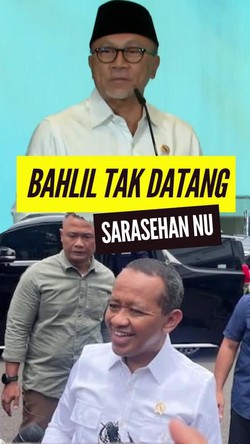 Video Bahlil Tak Hadiri Sarasehan NU, Zulhas: Lagi Sibuk Urus Gas