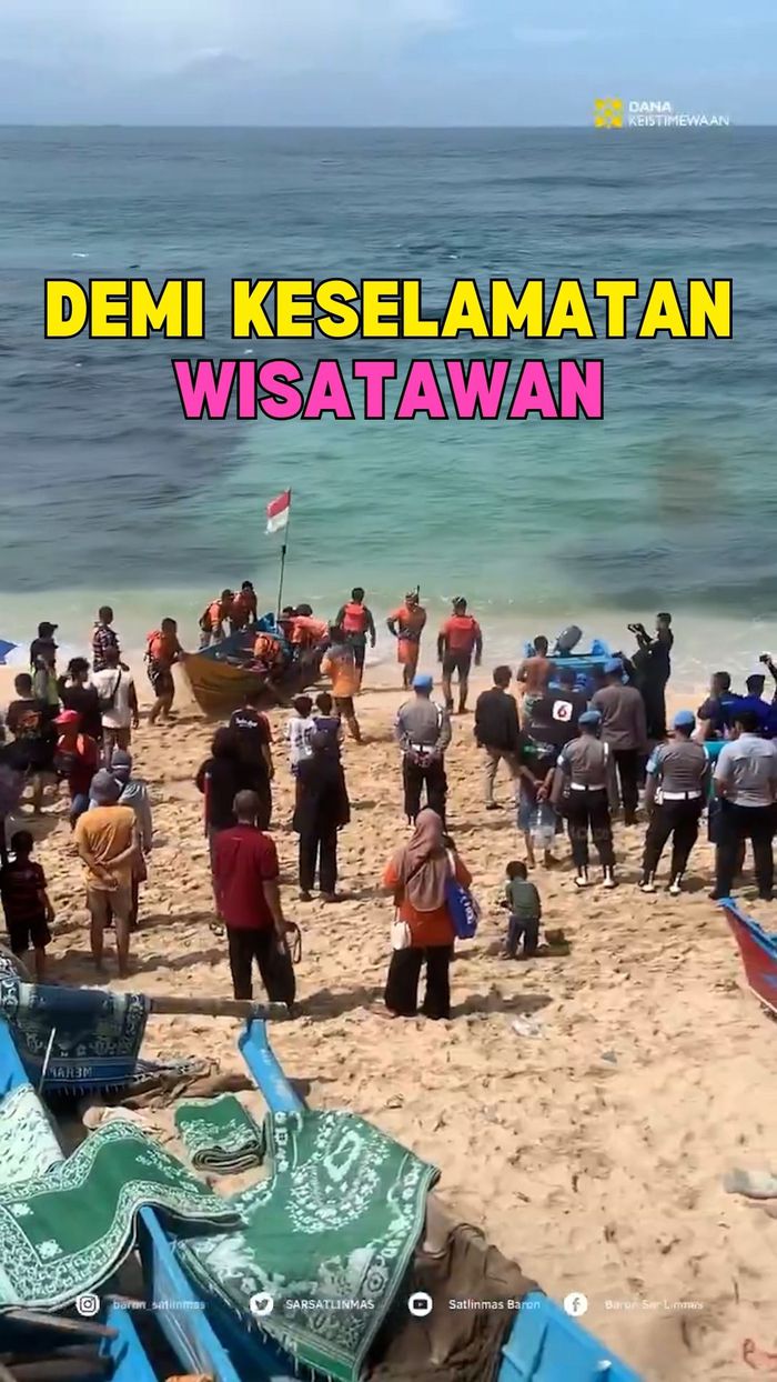 Video Aturan Wajib Life Jacket di Pantai Selatan Digodok Pemprov DIY