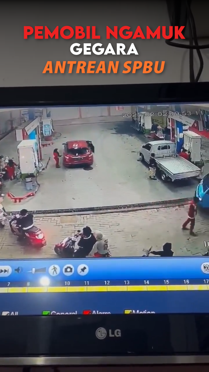 Video: Heboh Pemobil di Makassar Serang Petugas SPBU gegara Masalah Antrean