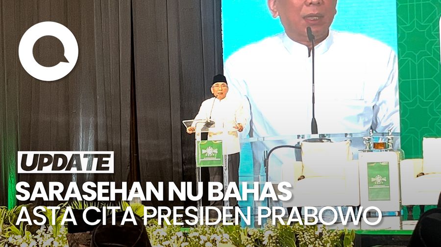 Video: Buka Acara Sarasehan NU, Ketum PBNU Bicara Asta Cita Prabowo