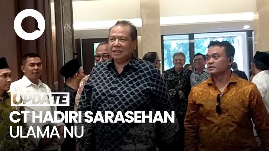 Video: CT Hadiri Sarasehan Ulama NU, Bakal Bicara Ekonomi Berkelanjutan
