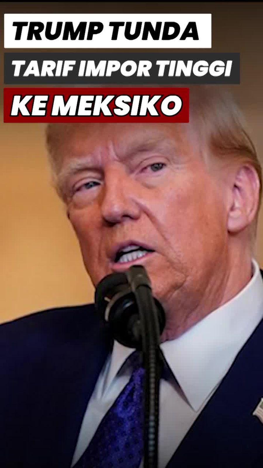 Video: Trump Tunda Pemberlakuan Tarif Impor Tinggi ke Meksiko