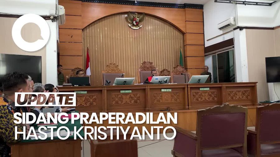 Video: Hasto Kristiyanto Minta Hakim Batalkan Status Tersangka