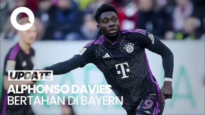 Video Sempat Dilirik Madrid, Alphonso Davies Bertahan di Bayern Sampai 2030