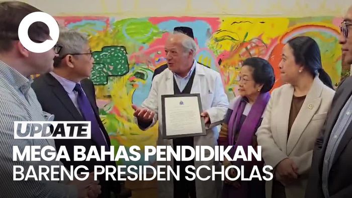 Video Megawati Bertemu Presiden Scholas Occurrentes Bahas Pendidikan