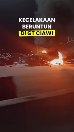Video Kapolda Jabar Jenguk Korban Kecelakaan di GT Ciawi