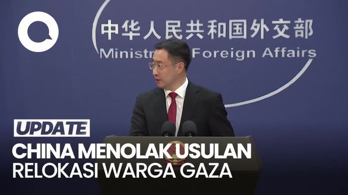 Video China Menentang Jika Trump Paksa Relokasi Warga Gaza