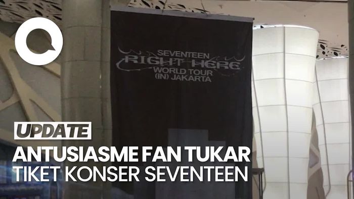 Video Cerita Fan Tukar Tiket Konser SEVENTEEN: Antre 2 Jam-Sempat Bingung