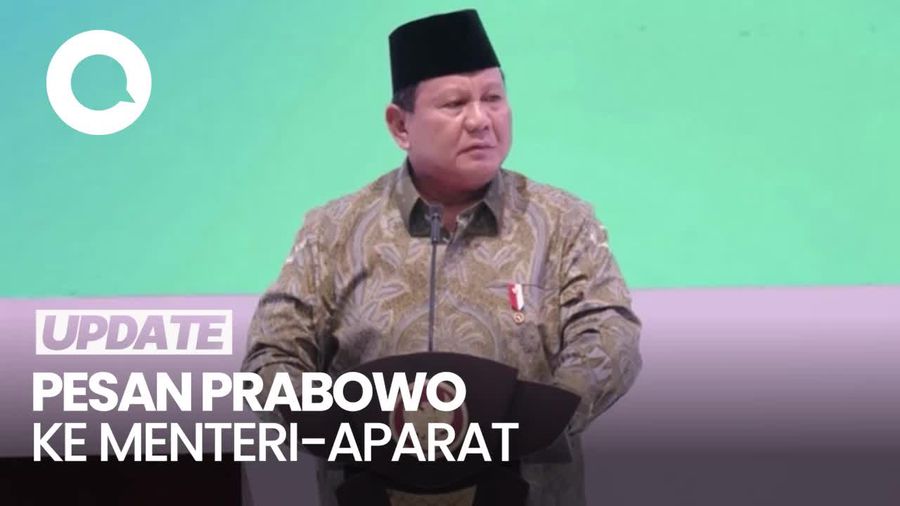 Video Pesan Prabowo ke Jajaran: Kalau Tak Setia Kepada Rakyat, Saya Tindak!
