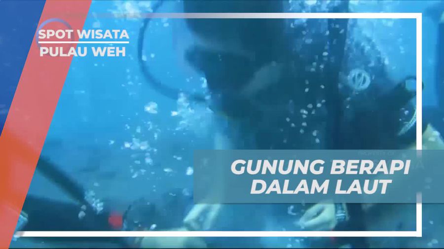 Menyelam di Lokasi Gunung Berapi Bawah Laut di Pulau Weh