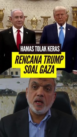 Video Hamas Menolak Keras Rencana Trump Relokasi Warga Gaza