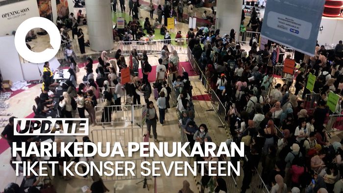 Video: Penukaran Tiket SEVENTEEN Sempat Jadi Sorotan, Begini Kondisi Hari Kedua