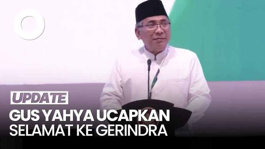 Video Kelakar Gus Yahya soal Harlah NU dan Gerindra Berdekatan: Memang Jodoh