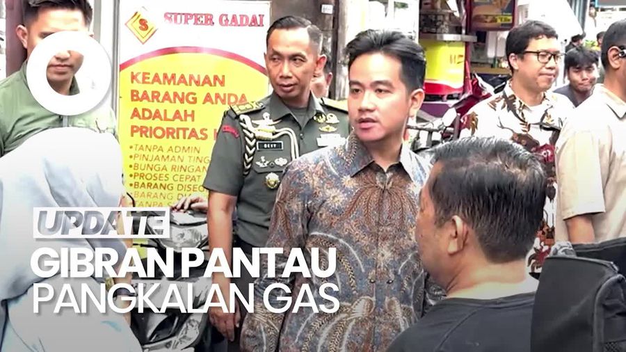 Video: Momen Gibran Pantau Pembelian LPG 3 kg di Pangkalan Gas