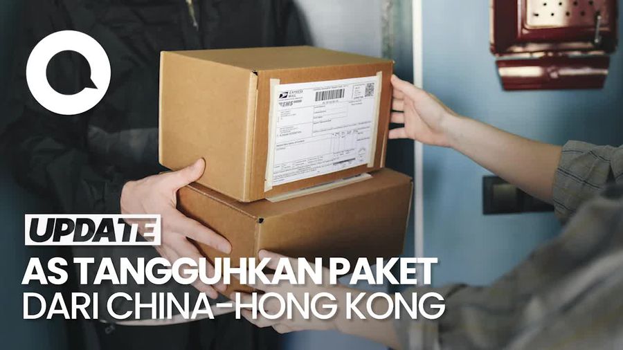 Video Kebijakan Baru AS: Setop Sementara Kiriman Paket dari China-Hong Kong