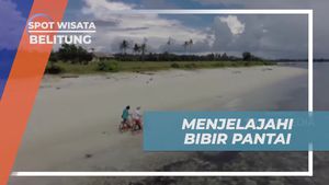 Bersepeda Menyusuri Pantai Laskar Pelangi, Belitung
