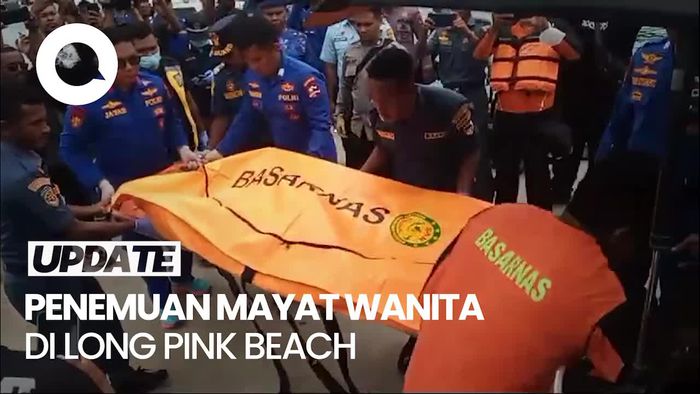 Video: Geger, Mayat Wanita Ditemukan Mengapung di Long Pink Beach TN Komodo