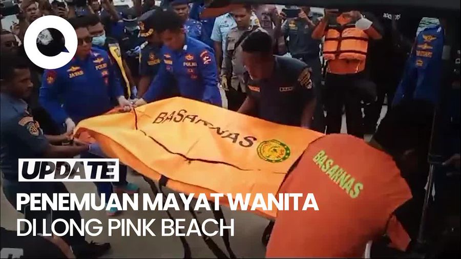 Video: Geger, Mayat Wanita Ditemukan Mengapung di Long Pink Beach TN Komodo