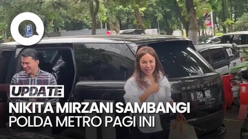 Video Jawaban Nikita Mirzani saat Ditanya Alasan Sambangi Direskrimum Polda