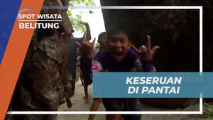 Bermain dan Menikmati Alam di Pantai Laskar Pelangi, Belitung
