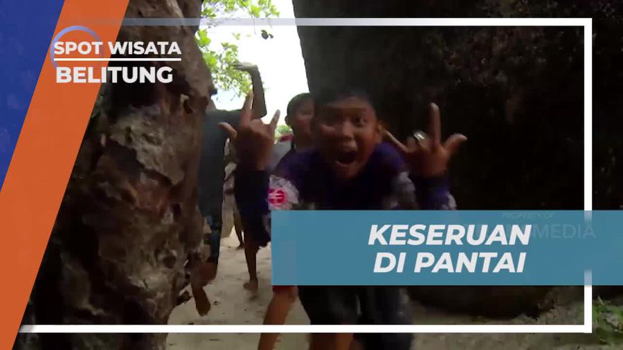 Bermain dan Menikmati Alam di Pantai Laskar Pelangi, Belitung