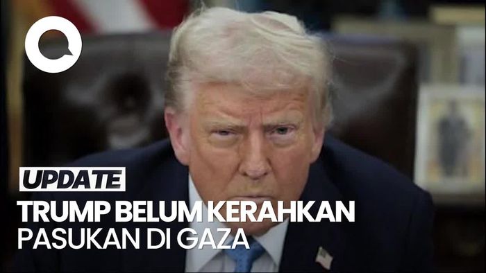 Video: Jalur Gaza Mau Diambil Alih AS, Trump Belum Kerahkan Pasukannya