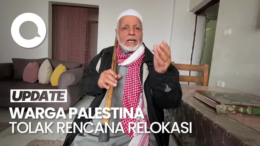 Video Warga Palestina Tolak Pergi dari Gaza: Kami Hidup dan Mati di Sini