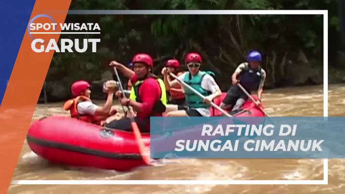 Bermain Rafting di Sungai Cimanuk yang Menantang, Garut