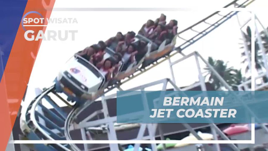 Mencoba Sensasi Bermain Jet Coaster di Taman Air Sabda Alam, Garut