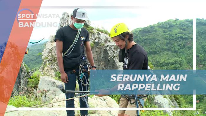 Menaklukkan Tantangan Rappelling di Gunung Hawu yang Menggembirakan, Bandung  