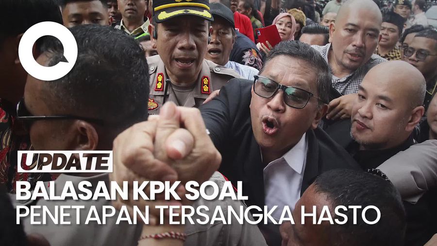 Video: Hasto Nilai Penetapan Tersangka Buat Gaduh Natal, KPK Bilang Gini