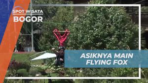 Serunya Bermain Flying Fox di Bogor