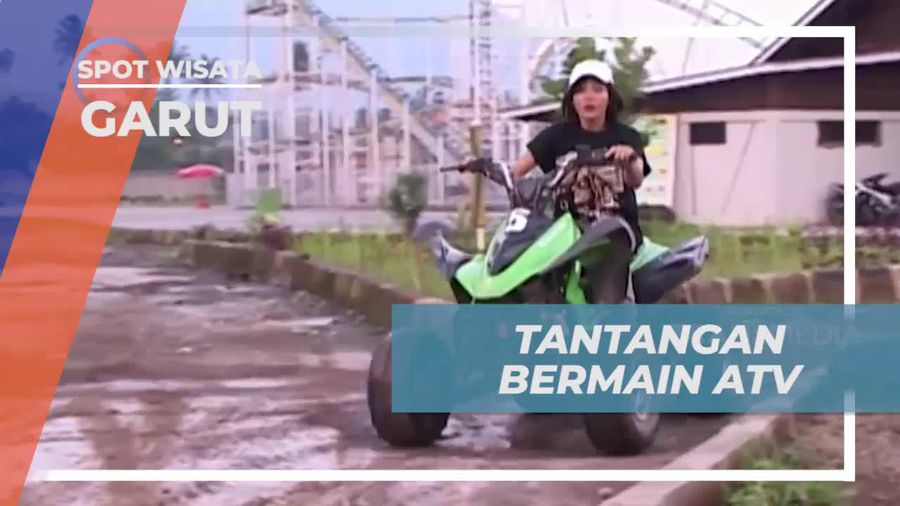 Menaklukkan Rintangan Menggunakan ATV di Taman Air Sabda Alam, Garut
