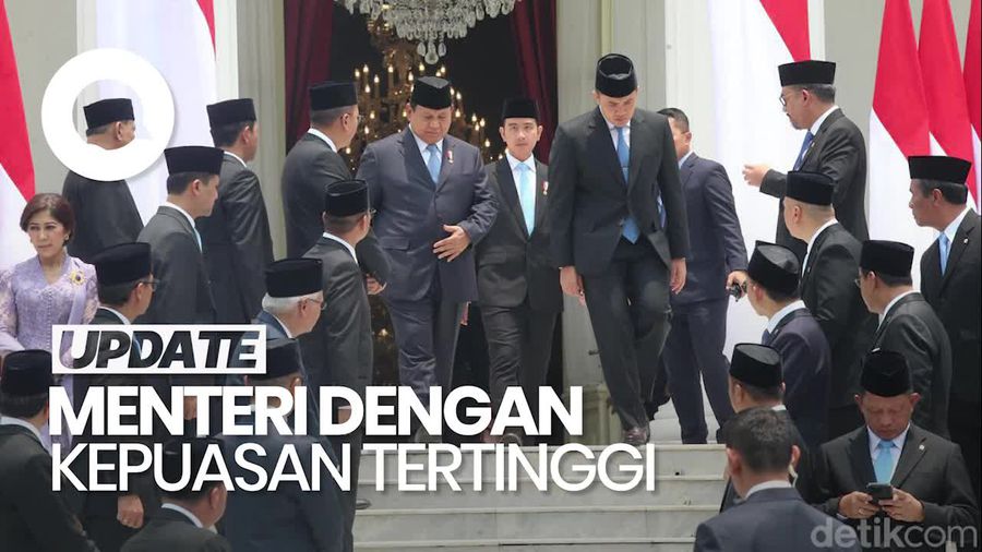 Video Survei TRI: Daftar Menteri dengan Tingkat Kepuasan Tertinggi