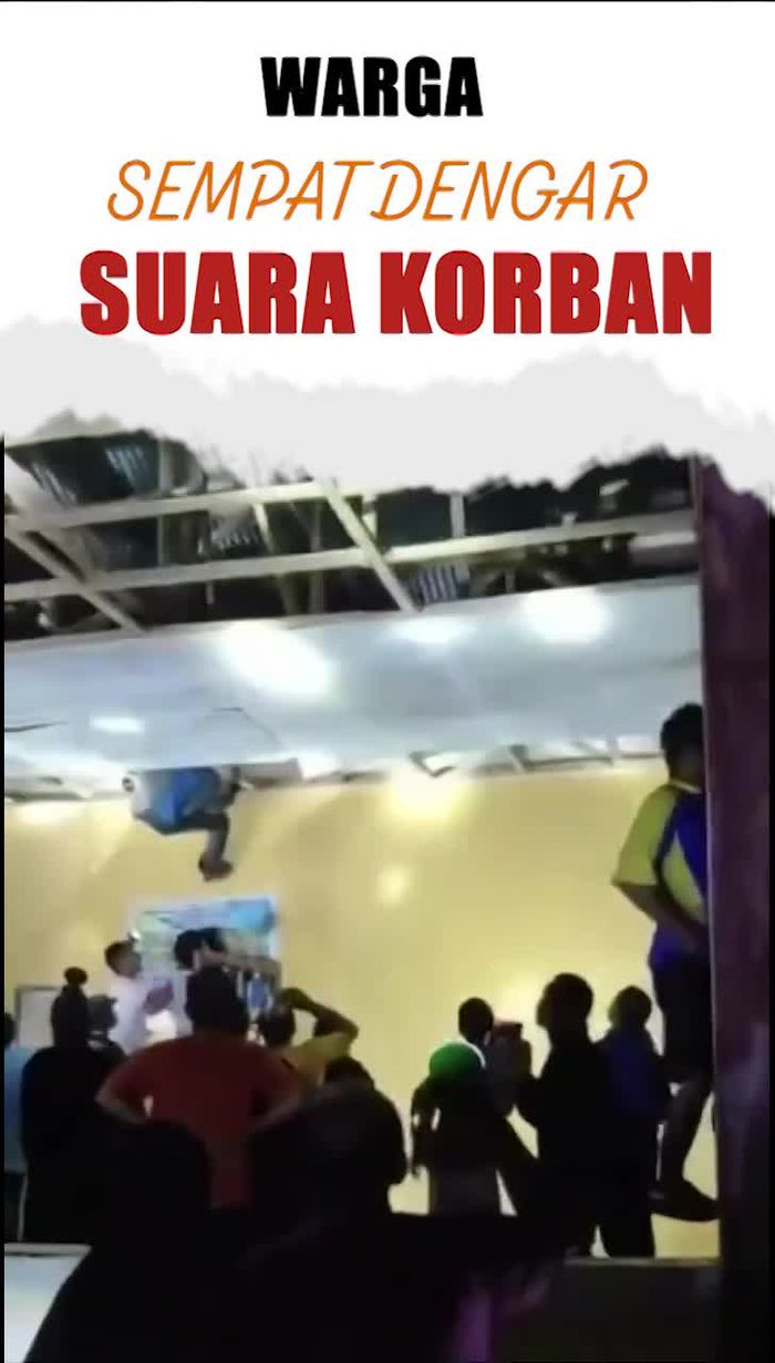 Video: Momen Warga di Sulteng Cari Balita yang Hilang di Plafon Gedung Kosong