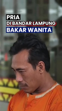 Video: Momen Penangkapan Pelaku Pembakar Wanita di Bandar Lampung 