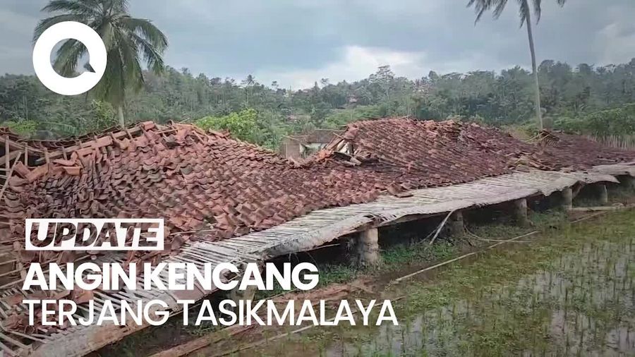 Video: Angin Kencang Terjang Tasikmalaya, Rumah Warga-Kandang Ayam Rusak
