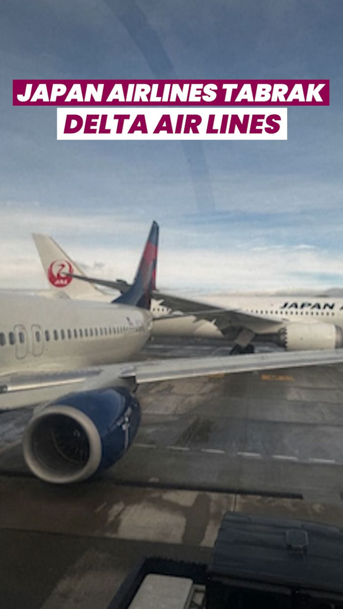 Video: Japan Airlines Tabrak Delta Air Lines di Bandara Seattle-Tacoma AS